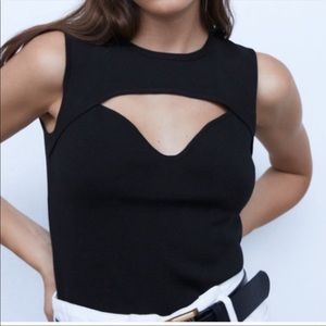 Zara cut out tank